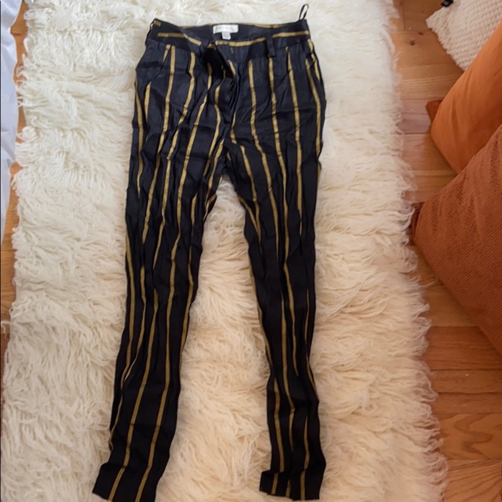 Black and gold dress pants!